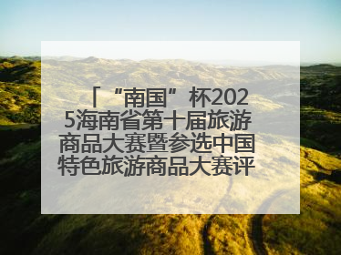 “南国”杯2025海南省第十届旅游商品大赛暨参选中国特色旅游商品大赛评选活动启幕