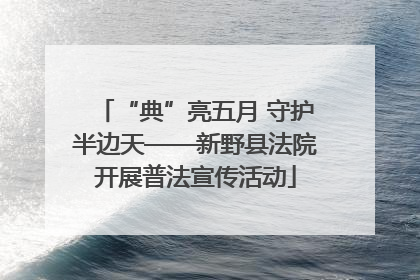 “典”亮五月 守护半边天——新野县法院开展普法宣传活动