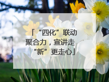 “四化”联动聚合力，宣讲走“新”更走心