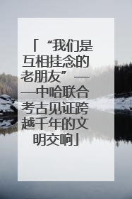 “我们是互相挂念的老朋友”——中哈联合考古见证跨越千年的文明交响