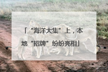 “海洋大集”上，本地“招牌”纷纷亮相