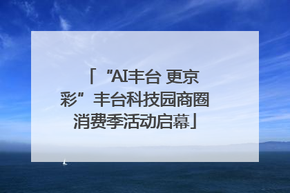 “AI丰台 更京彩”丰台科技园商圈消费季活动启幕