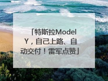 特斯拉Model Y，自己上路、自动交付！雷军点赞