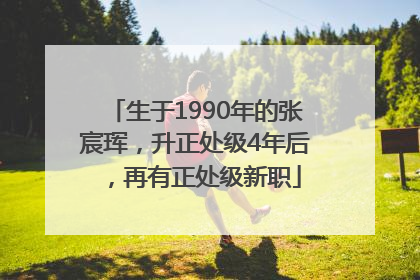 生于1990年的张宸珲，升正处级4年后，再有正处级新职