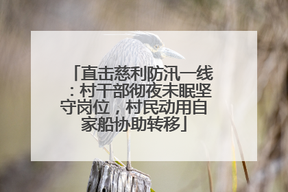 直击慈利防汛一线：村干部彻夜未眠坚守岗位，村民动用自家船协助转移