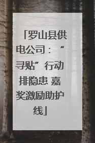罗山县供电公司：“寻贴”行动排隐患 嘉奖激励助护线