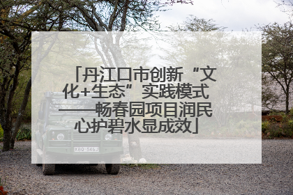 丹江口市创新“文化+生态”实践模式——畅春园项目润民心护碧水显成效