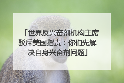 世界反兴奋剂机构主席驳斥美国指责：你们先解决自身兴奋剂问题