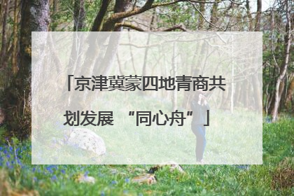 京津冀蒙四地青商共划发展 “同心舟”