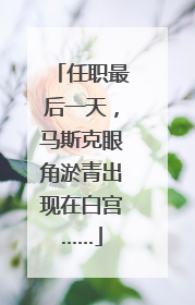 任职最后一天，马斯克眼角淤青出现在白宫……