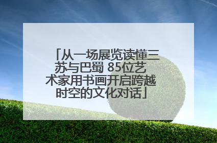 从一场展览读懂三苏与巴蜀 85位艺术家用书画开启跨越时空的文化对话