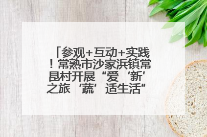 参观+互动+实践！常熟市沙家浜镇常昆村开展“爱‘新’之旅‘蔬’适生活”参观学习活动