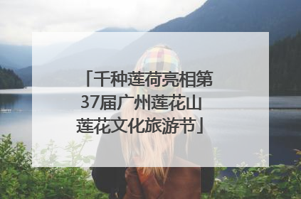 千种莲荷亮相第37届广州莲花山莲花文化旅游节