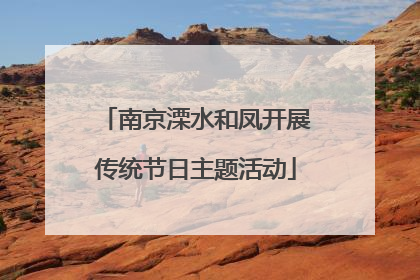 南京溧水和凤开展传统节日主题活动