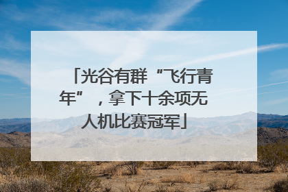光谷有群“飞行青年”，拿下十余项无人机比赛冠军
