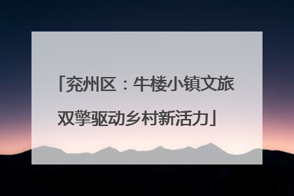 兖州区：牛楼小镇文旅双擎驱动乡村新活力
