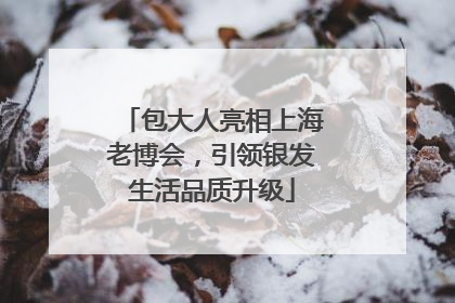 包大人亮相上海老博会，引领银发生活品质升级