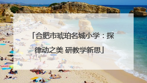 合肥市琥珀名城小学：探律动之美 研教学新思