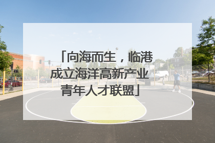 向海而生，临港成立海洋高新产业青年人才联盟