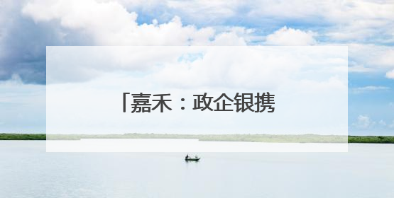 嘉禾：政企银携手赋能企业发展