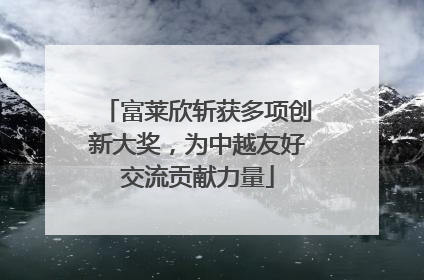 富莱欣斩获多项创新大奖，为中越友好交流贡献力量