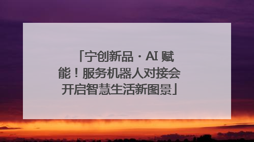 宁创新品・AI 赋能！服务机器人对接会开启智慧生活新图景