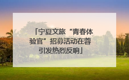 宁夏文旅“青春体验官”招募活动在蓉引发热烈反响