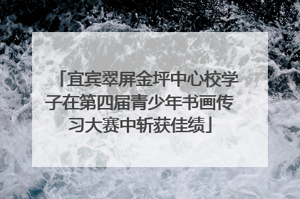 宜宾翠屏金坪中心校学子在第四届青少年书画传习大赛中斩获佳绩