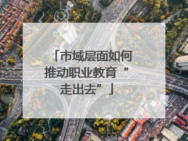 市域层面如何推动职业教育“走出去”
