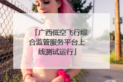 广西低空飞行综合监管服务平台上线测试运行