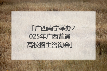 广西南宁举办2025年广西普通高校招生咨询会