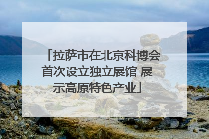 拉萨市在北京科博会首次设立独立展馆 展示高原特色产业