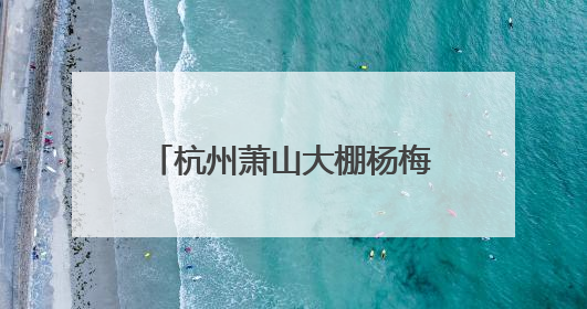 杭州萧山大棚杨梅迎丰收，96颗能卖到400元！