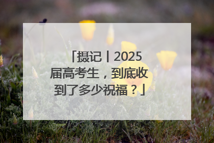 摄记丨2025届高考生，到底收到了多少祝福？