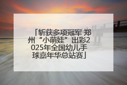 斩获多项冠军 郑州“小萌娃”出彩2025年全国幼儿手球嘉年华总站赛
