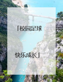校园足球 快乐成长