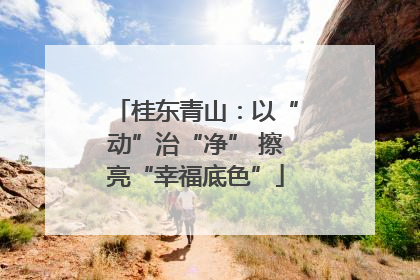 桂东青山：以“动”治“净” 擦亮“幸福底色”