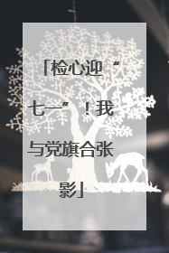 检心迎“七一”！我与党旗合张影