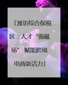 潍坊综合保税区：人才“强磁场” 赋能跨境电商新活力