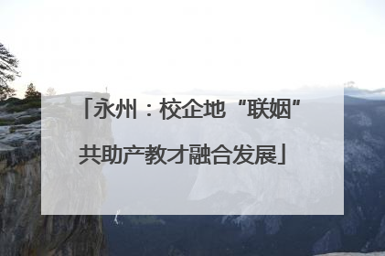 永州：校企地“联姻” 共助产教才融合发展