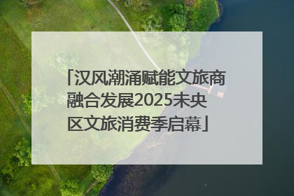 汉风潮涌赋能文旅商融合发展2025未央区文旅消费季启幕