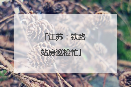 江苏：铁路站房巡检忙