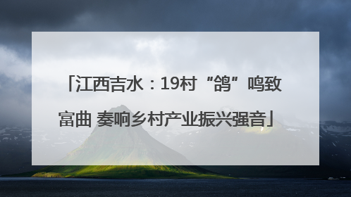 江西吉水：19村“鸽”鸣致富曲 奏响乡村产业振兴强音