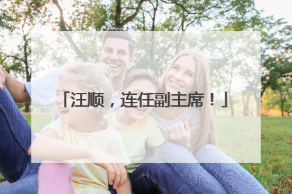 汪顺，连任副主席！
