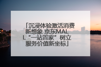 沉浸体验激活消费新想象 京东MALL“一站置家”树立服务价值新坐标
