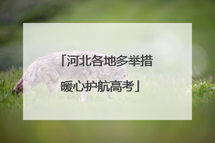 河北各地多举措暖心护航高考