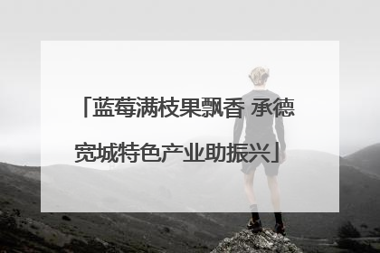 蓝莓满枝果飘香 承德宽城特色产业助振兴