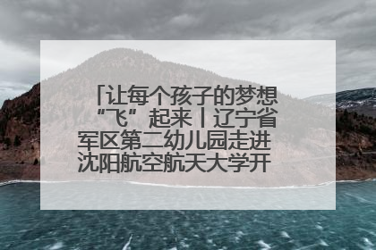 让每个孩子的梦想“飞”起来丨辽宁省军区第二幼儿园走进沈阳航空航天大学开展爱国主义教育