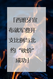 西班牙宣布就军费开支比例与北约“砍价”成功