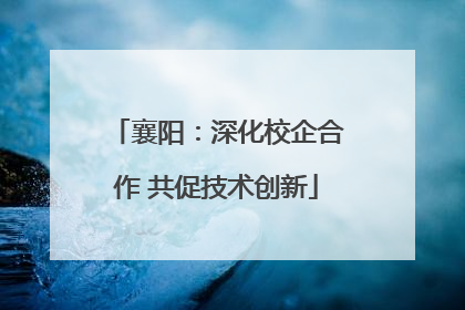 襄阳：深化校企合作 共促技术创新